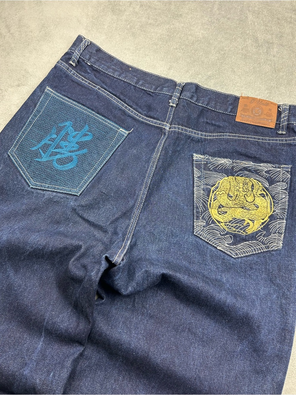 Y2K G-Unit Embroidered Jorts